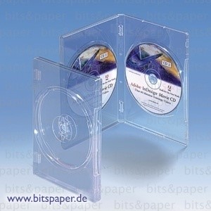 cdtools 93043-2 - 2-DVD Box transparent