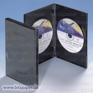 cdtools 93044-2 - 2-DVD Box schwarz