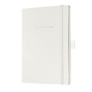 Sigel CO225 - Notizbuch Conceptum, weiß, liniert, 135x210 mm