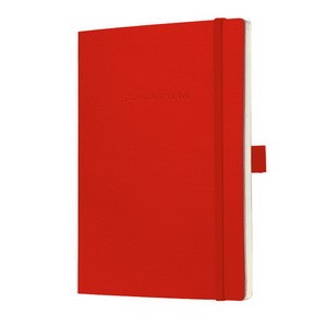 Sigel CO226 - Notizbuch Conceptum, rot, blanko mit Linienpapier, 135x210 mm