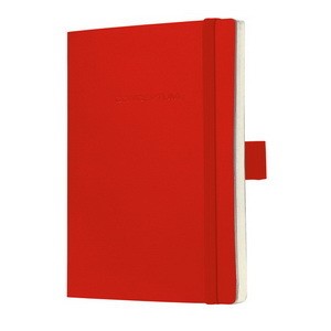 Sigel CO236 - Notizbuch Conceptum, rot, blanko mit Linienpapier, 93x140 mm