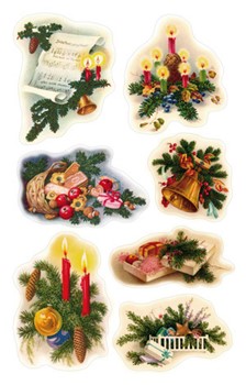 Sigel CS105 - Weihnachts-Sticker, Classic Style, verschiedene Motive