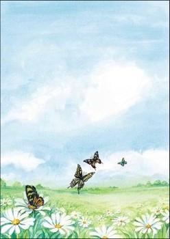 Sigel DP113 - Motiv-Papier, Butterfly, 90g