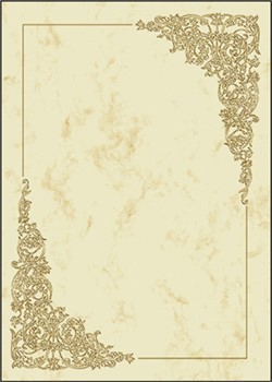 Sigel DP232 - Gastronomie-Papier, Ornament, 90g
