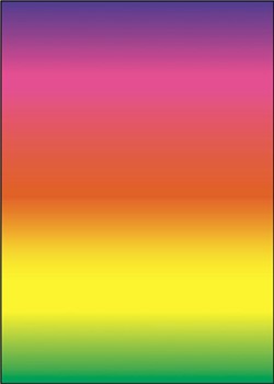 Sigel DP359 - Farbverlauf-Papier Regenbogen, 90g