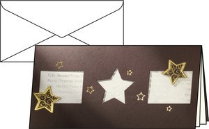 Sigel DS372 - Weihnachts-Karten (inkl. Umschläge), Falling Stars