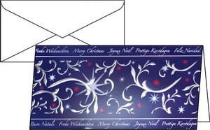 Sigel DS384 - Weihnachts-Karten (inkl. Umschläge), Ornaments&Lights