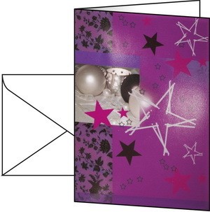 Sigel DS386 - Weihnachts-Karten (inkl. Umschläge), Candlelight with Stars
