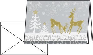 Sigel DS398 - Weihnachts-Karten (inkl. Umschläge), Deer