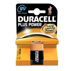 Duracell DUR019256 - Plus Power Batterien, 9V 1er Pack