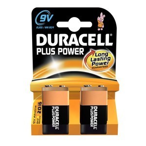 Duracell DUR019287 - Plus Power Batterien, 9V 2er Pack