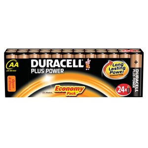 Duracell DUR019508 - Plus Power Batterien, AA 24er Pack