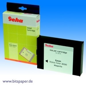 Geha 51502 - Tintenpatrone, magenta, kompatibel zu Epson S020126