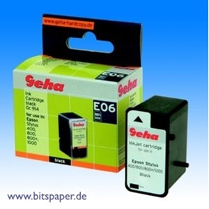 Geha 51120 - Tintenpatrone, schwarz, kompatibel zu Epson S020025