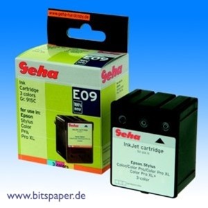 Geha 51168 - Tintenpatrone, 3-farbig, kompatibel zu Epson S020036