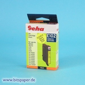 Geha 45747 - Tintenpatrone schwarz, kompatibel zu Epson T0711