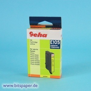 Geha 45624 - Tintenpatrone yellow, kompatibel zu Epson T0804