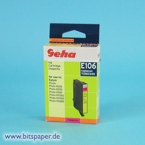 Geha 45648 - Tintenpatrone magenta, kompatibel zu Epson T0803