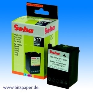 Geha 51960 - Tintenpatrone, 5-farbig, kompatibel zu Epson T009