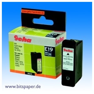 Geha 51922 - Tintenpatrone, schwarz, kompatibel zu Epson T007