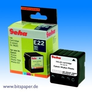 Geha 51328 - Tintenpatrone, 5-farbig, kompatibel zu Epson S020110