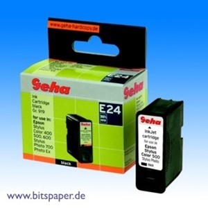 Geha 51243 - Tintenpatrone, schwarz, kompatibel zu Epson S020093