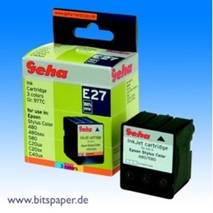 Geha 51687 - Tintenpatrone, 3-farbig, kompatibel zu Epson T014