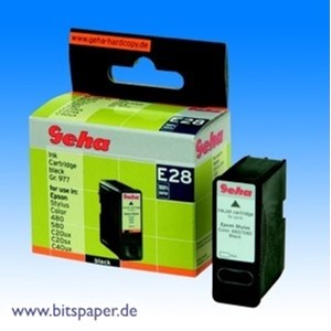 Geha 51663 - Tintenpatrone, schwarz, kompatibel zu Epson T013