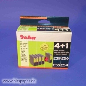 Geha 49462 - Multipack 4+1 für Epson