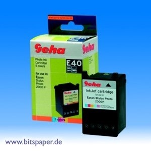 Geha 51045 - Tintenpatrone, 5-farbig, kompatibel zu Epson T016