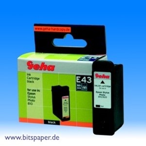Geha 50949 - Tintenpatrone, schwarz, kompatibel zu Epson T026