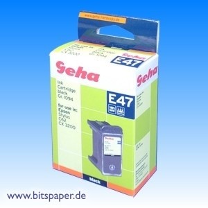 Geha 48038 - Tintenpatrone, schwarz, kompatibel zu Epson T040