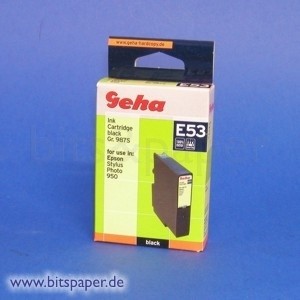 Geha 48076 - Tintenpatrone, schwarz, kompatibel zu Epson T0331