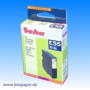 Geha 48212 - Tintenpatrone, magenta, kompatibel zu Epson T0423