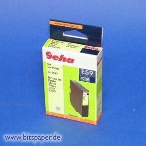 Geha 48359 - Tintenpatrone, matt schwarz, kompatibel zu Epson T0348
