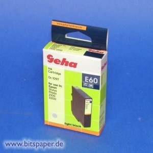 Geha 48335 - Tintenpatrone, light schwarz, kompatibel zu Epson T0347