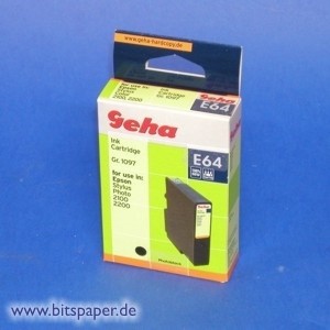 Geha 48267 - Tintenpatrone, photo schwarz, kompatibel zu Epson T0341