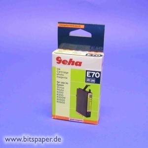 Geha 48618 - Tintenpatrone, light magenta, kompatibel zu Epson T0486