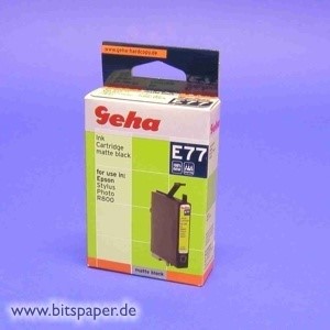 Geha 48755 - Tintenpatrone, matt schwarz, kompatibel zu Epson T0548