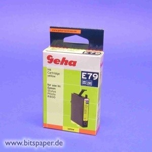 Geha 48717 - Tintenpatrone, yellow, kompatibel zu Epson T0544
