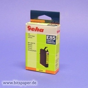 Geha 48816 - Tintenpatrone yellow, kompatibel zu Epson T0554