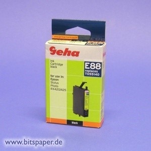 Geha 48878 - Tintenpatrone schwarz, kompatibel zu Epson T0551