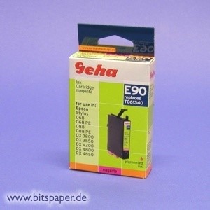 Geha 48915 - Tintenpatrone magenta, kompatibel zu Epson T0613