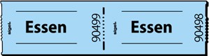 Sigel GR755 - Gutscheinmarken-Rollen Essen, blau