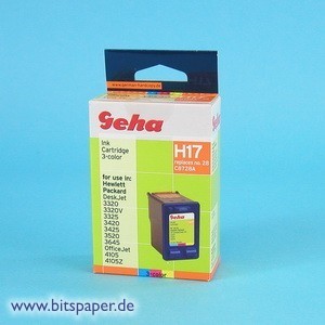 Geha 52462 - Druckerpatrone 3-farbig, kompatibel zu HP Nr. 28 (C8728A)