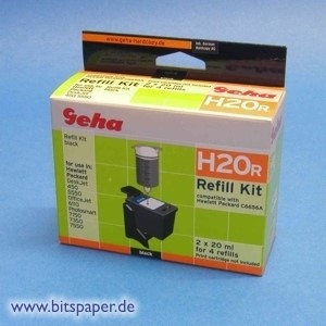Geha H20R - Refill Komplett Set, für HP Nr. 56, C6656A