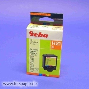 Geha 52660 - Tintenpatrone, 3-farbig, kompatibel zu HP Nr. 14 (C5010A)