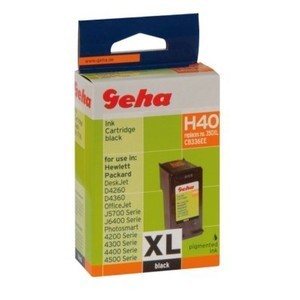 Geha 86042906 - Druckerpatrone, schwarz, kompatibel zu HP Nr. 350XL (CB336EE)