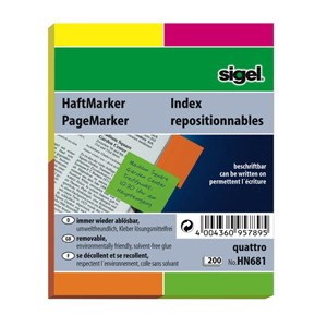 Sigel HN681 - Haftmarker Quattro 4 Farben