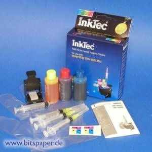 InkTec HPI-3028C - Nachfülltinte Komplett Set 3-farbig für HP Nr. 28